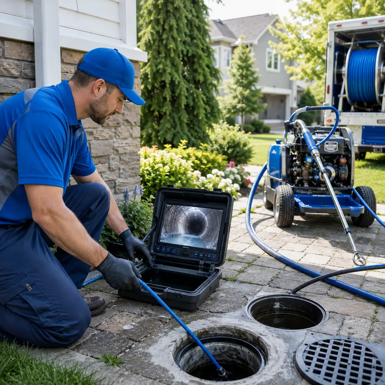 Outdoor drain cleaning professionals serving Markham, IL